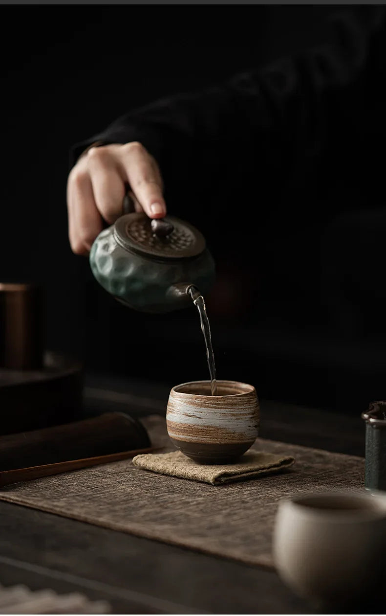 Handmade Stoneware Tea Cup