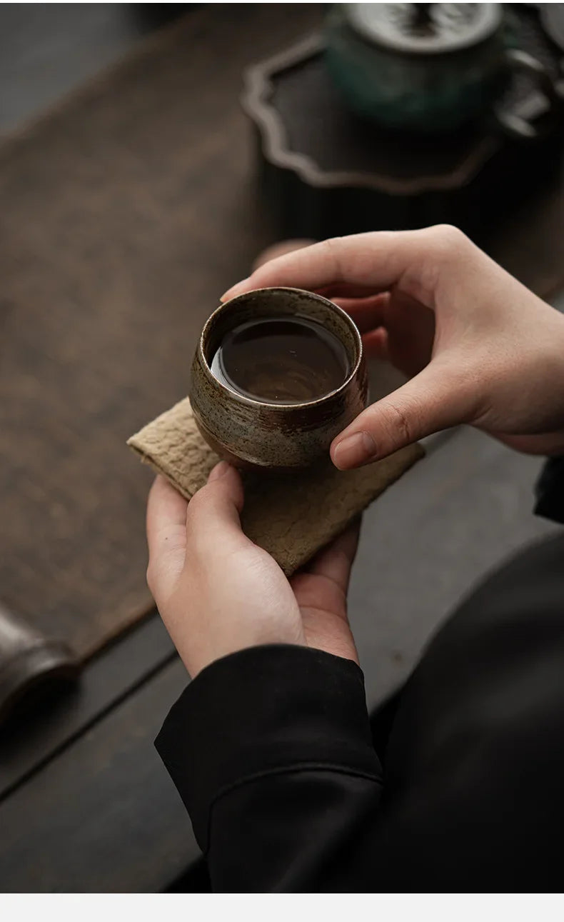 Handmade Stoneware Tea Cup