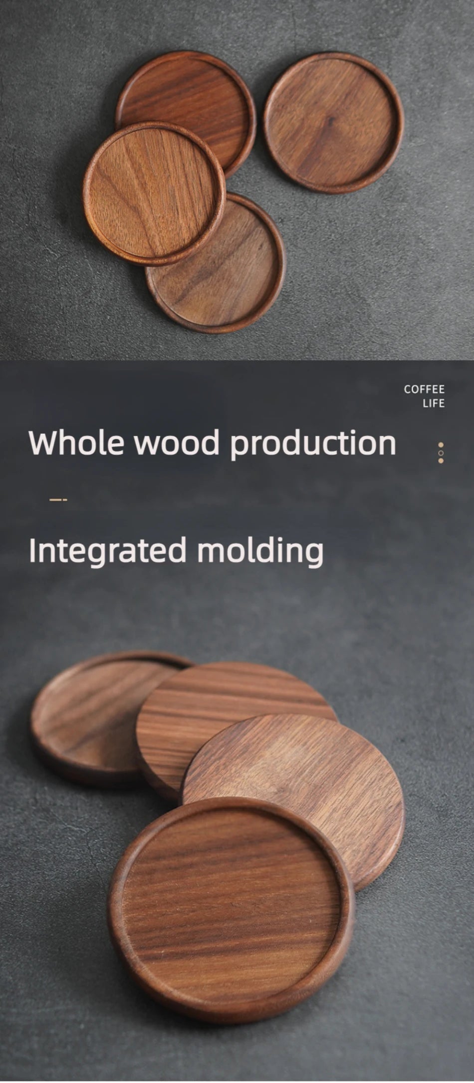 Wooden Coffee Cup Pad