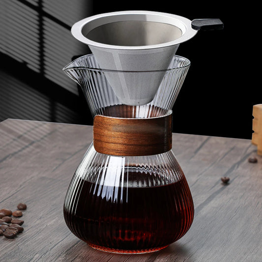 Refined Glass Coffee Kettle