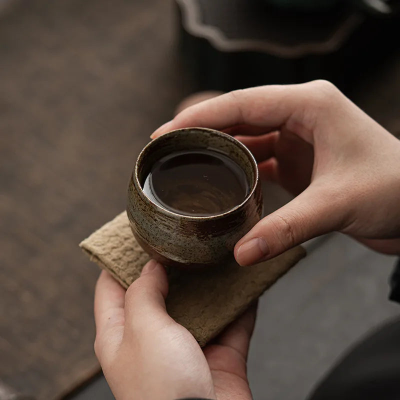 Handmade Stoneware Tea Cup